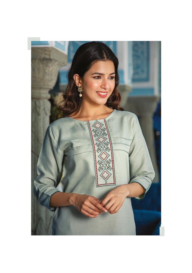 Wanna Mayra Latest Designer Casual Wear Rayon Fancy Kurti Collection